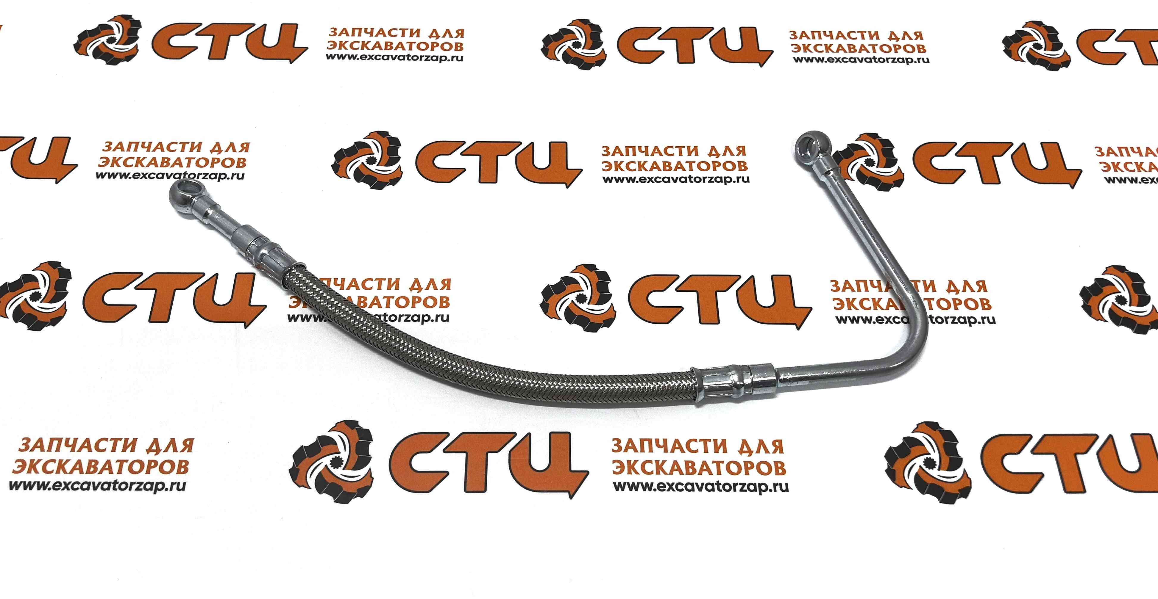 Трубка 298-4566, 2984566 (аналог) турбокомпрессора двигателя CAT C4.4
