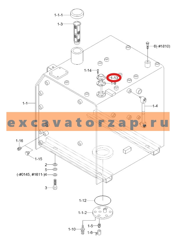Датчик уровня топлива 21NB-10701 (поплавок) экскаватора HYUNDAI R290LC7, R290LC7A, R290LC7H, R300LC7, R305LC7, R320LC7, R320LC7A, R450LC7, R450LC7A, R500LC7, R500LC7A, R800LC7A