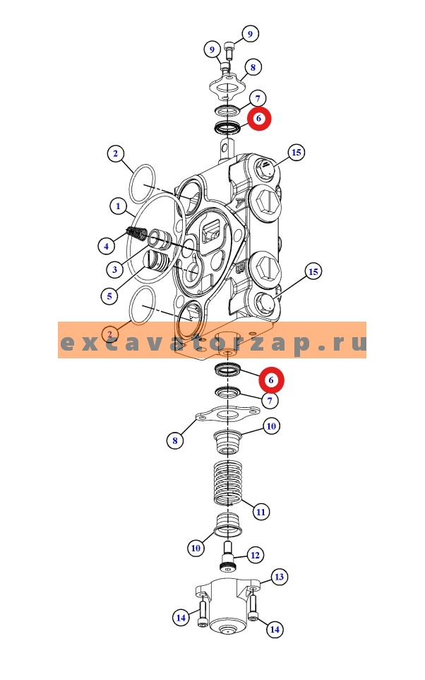 Запчасти для CAT 428/432/434/444